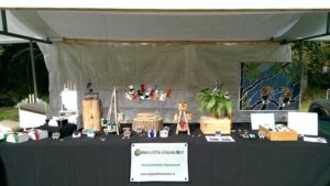 Kerstmarkt, Tiffany, Glas, Ammolite Glass Art